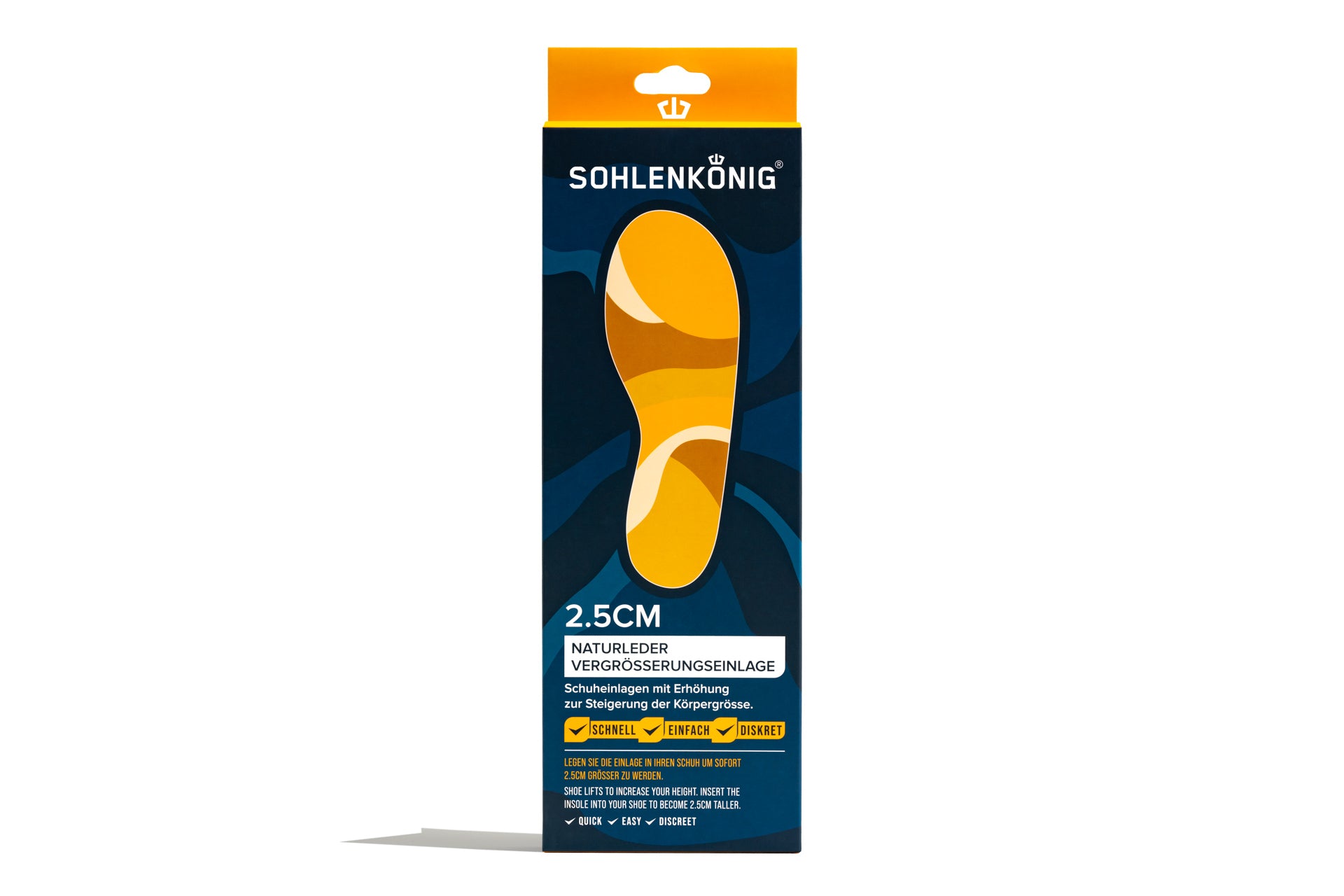 2.5cm Grösser werden Einlage